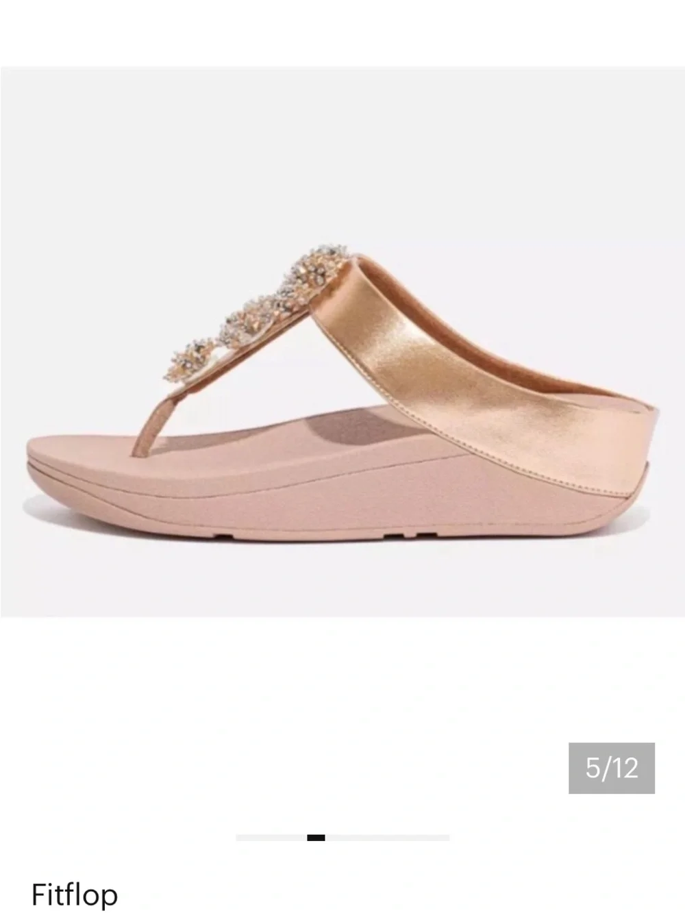 Fitflop metallic rose